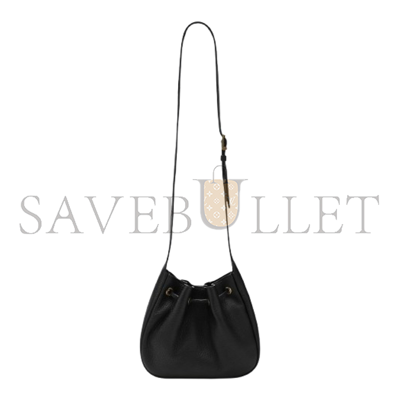 Y51 PARIS VII HOBO BAG IN GRAIN DE POUDRE LEATHER 833423 (23*17*6cm)